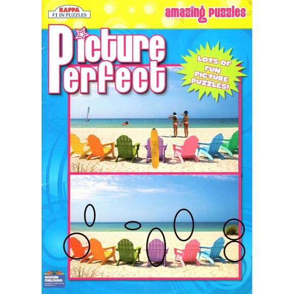Kappa Publishing Picture Perfect Puzzles Book With Answer Key - Picture 1 of 2